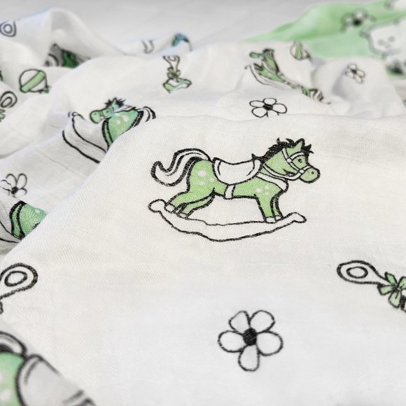Premium Muslin Baby Swaddle Receiving Blankets | Unisex | NEW - Picture 5 of 8